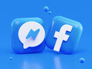 Messenger And Facebook Logos Animated Desktop Wallpaper