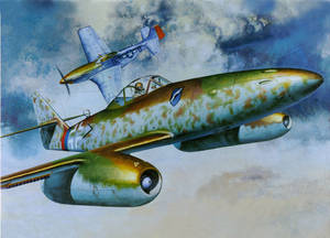 Messerschmitt Me262a-1a German Ww2 Fighters Wallpaper