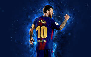 Messi 4k Ultra Hd Fistpump Wallpaper