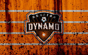 Messy Houston Dynamo Soccer Club Logo Wallpaper