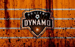 Messy Houston Dynamo Soccer Club Logo Wallpaper