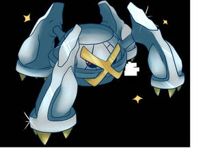 Metagross Isometric View Wallpaper