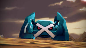 Metagross Pyramids Background Wallpaper