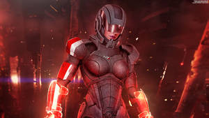 Metal Armor In Mass Effect 4k Wallpaper