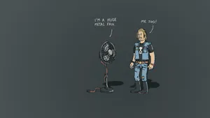 Metal Fan Dank Meme Wallpaper