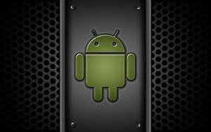 Metal Pressed Logo Android Tablet Wallpaper