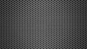 Metal Texture Hexagonal Holes Wallpaper