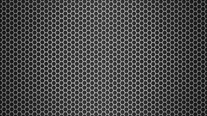 Metal Texture Hexagonal Holes Wallpaper
