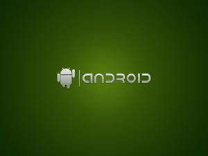 Metallic Android Logo Wallpaper