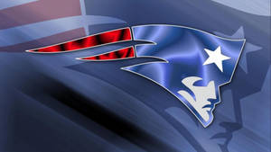 Metallic Patriots Logo Wallpaper