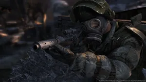 Metro 2033 Ranger Sniper Gun Wallpaper