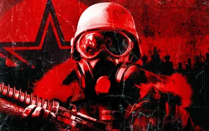 Metro 2033 Red Artyom Art Wallpaper
