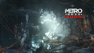 Metro 2033 Wintry Tunnel Wallpaper