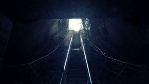 Metro Last Light Redux Abandoned Tunnel Wallpaper