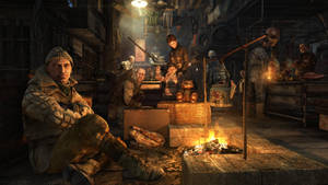 Metro Last Light Redux Bonfire Wallpaper