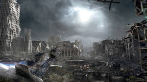 Metro Last Light Redux Ruined City Sky Wallpaper