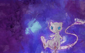 Mew Abstract Painting Wallpaper