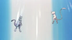 Mew And Mewtwo Battle Wallpaper