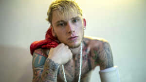 Mgk With Tattoos Wallpaper