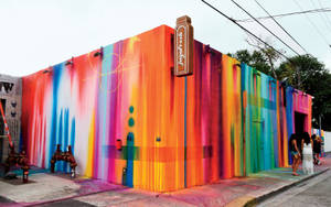 Miami Colorful Street Art Wallpaper