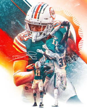 Miami Dolphins Fans, Get Ready For The Big Game With This Fun Iphone Wallpaper