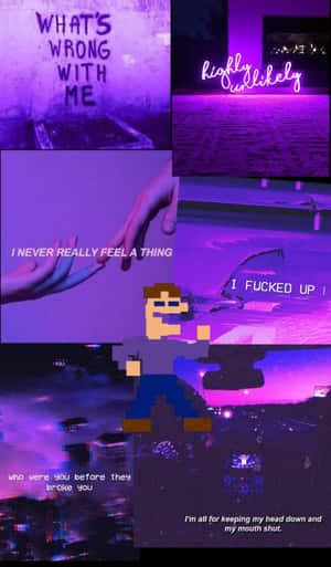 Michael Afton Aesthetic Collage Wallpaper