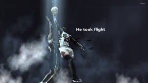 Michael Jordan Hd And His Opponent Wallpaper