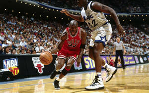 Michael Jordan Hd And Shaquille O'neal Wallpaper