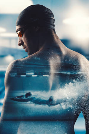 Michael Phelps Creative Shot Wallpaper