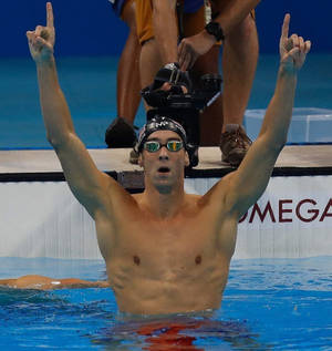 Michael Phelps Victory Wallpaper