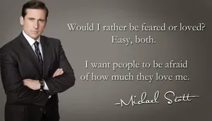 Michael Scott The Office Quote Wallpaper