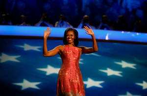 Michelle Obama Dnc 2012 Wallpaper
