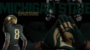 Michigan State University Spartans In Action Wallpaper