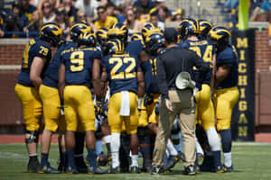 Michigan Wolverines Football Team: Ready To Dominate Wallpaper