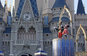 Mickey And Minnie At Walt Disney World Desktop Wallpaper
