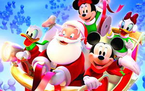 Mickey Mouse Disney Christmas Wallpaper