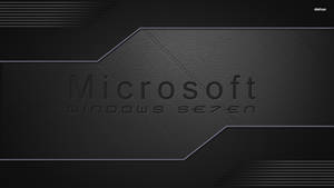 Microsoft Windows Se7en Black Desktop Wallpaper