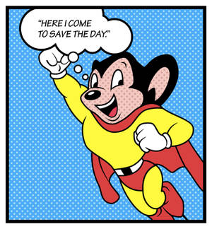 Mighty Mouse Comics Wallpaper