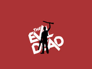 Mighty Silhouette Against Evil Dead Background Wallpaper