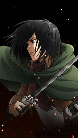 Mikasa Season 4 Cape Wallpaper