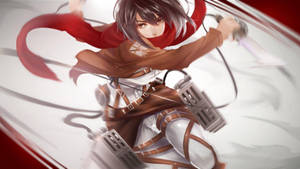 Mikasa Season 4 Warrior Wallpaper