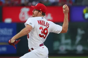 Miles Mikolas Athletic Baseball Wallpaper