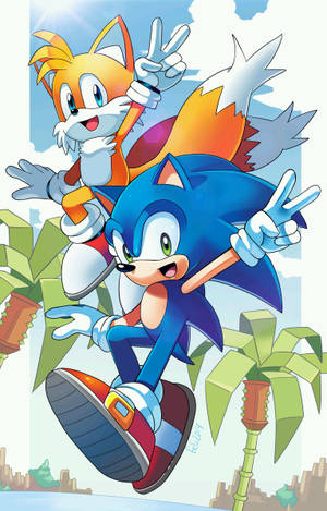 Miles Prower And Sonic Wallpaper