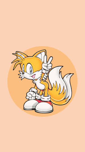 Miles “tails” Prower, The Faithful Fox Sidekick Of Sonic The Hedgehog Wallpaper