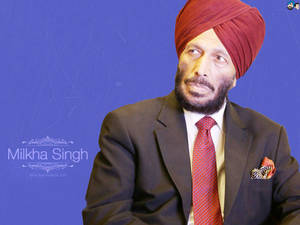 Milkha Singh In Turban And Tux Wallpaper
