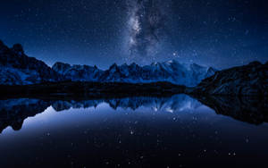 Milky Way Aesthetic Galaxy View Wallpaper