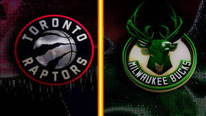 Milwaukee Bucks And Toronto Raptors Wallpaper
