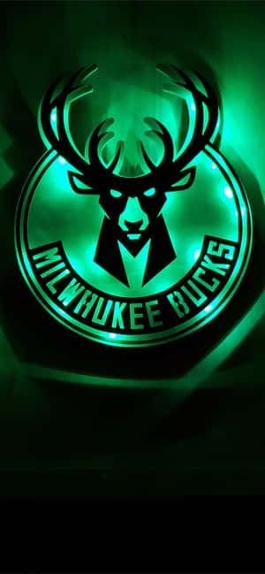 Milwaukee Bucks Logo 1284 X 2778 Wallpaper