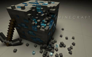 Minecraft Diamonds Gamer Logo Wallpaper