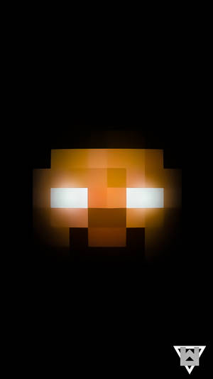 Minecraft Herobrine Zoomed Face Wallpaper